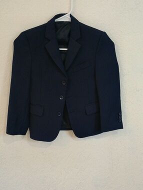 Kids Navy Blazer Jacket - Classic Formal Coat